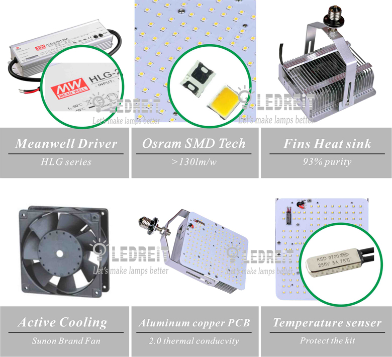 60w commercial lighting retrofit detail