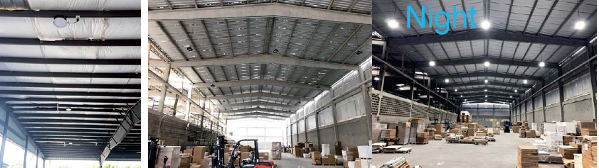 160w high bay fixture application