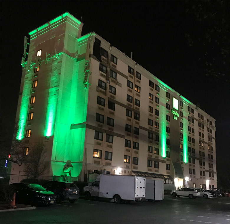 holiday inn led floodlight